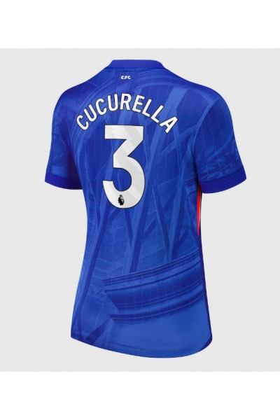 Chelsea Marc Cucurella #3 Jalkapallovaatteet Naisten Kotipaita 2025-26 Lyhythihainen Chelsea Marc Cucurella #3 Jalkapallovaatteet Naisten Kotipaita 2025-26 Lyhythihainen